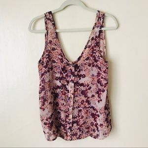 Floral flowy tank top by PJK Patterson J Kincaid